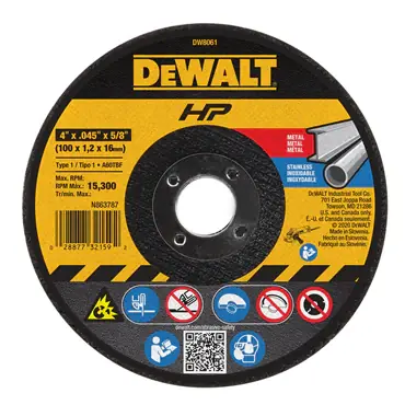 Must Have DeWalt DWA8062F Cut Off Wheel