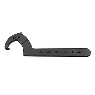 Hassle-Free Returns Martin 0472 Steel Adjustable Pin Spanner Wrench