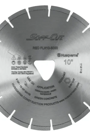 Buy Online Husqvarna 575383215 Husqvarna 13.5 x .120 FLX 3000 Red Diamond Blade
