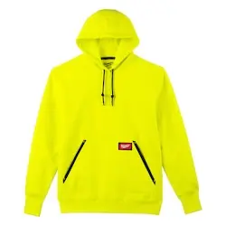 Milwaukee 350HV-2X Heavy Duty Pullover Hoodie - Hi Vis 2X Budget