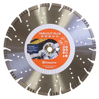 Husqvarna 585580801 14 Vari-Cut Plus General Purpose Diamond Blade Fan Favorite