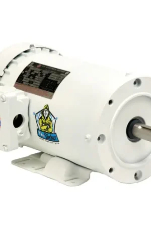 US-Nidec WD34S2AC White Epoxy Washdown Motor 3/4 HP 208-230/460 Latest