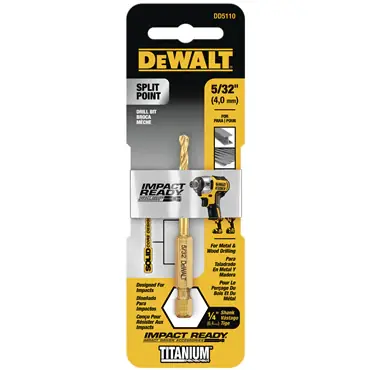 DeWalt DD5110 Drill Bit Titanium IR 5/32 IN Buy Online