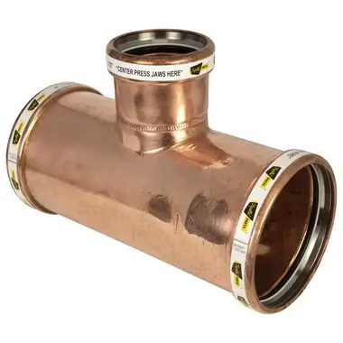 Crafted Apollo 10077781 811R 4 x 4 x 2 in Copper Press Tee