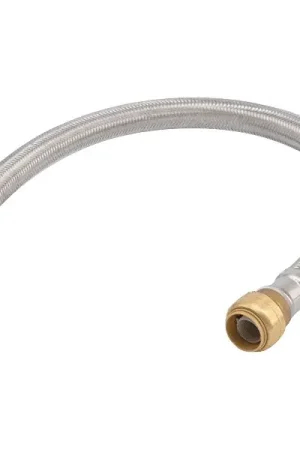 Sharkbite UR3088FX24 Flexible Braided Water Heater Connector, 3/4 x 3/4 FIP (Inch), 24 Inch Length Save Now