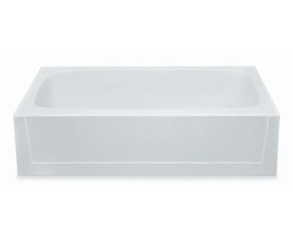 Aquatic 260030R-WH Everyday 60 x 30 Soaker Alcove Bathtub with Right Drain Brand New