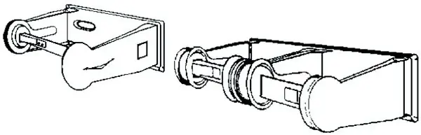 Today Only Bradley Corporation 5054 Single Roll Commercial Paper Holder