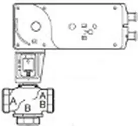 Bargain Schneider Electric VS-7313-593-4-10 Globe Valve Assembly with Electric Actuator