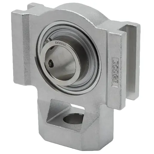 Brand New Dodge WSTU-SCFS-100-SHFS Food Grade Wide Slot Take-Up Ball Bearing Unit
