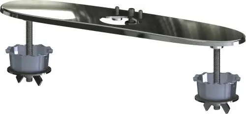 Chicago Faucet EQ-A13-KJKCP Cover Plate Assy - EQ RND 8P Luxury