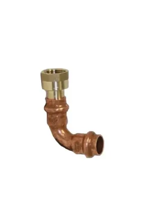 Apollo 10066567 8707-3 Female 90 deg Elbow, Copper & Lead Free Brass, Small Diameter, PxFPT, 10066567 While Supplies Last