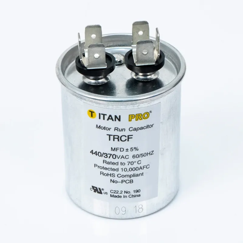 Place Order Diversitech TRCF10 Run Capacitor, 10 mfd 440/370V Single Round
