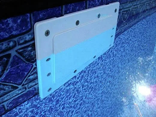 SimPoolTec IGWM-H Inground Skimmer Plug | 15-3/16 x 5-5/8 | Widemouth Faceplate Trending
