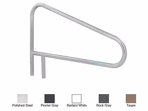 Low Price S.R.Smith DMS-103B Center Grab Stainless Steel Rail with Cross Brace | 304 Grade | .065 Wall Commercial | DMS-103B