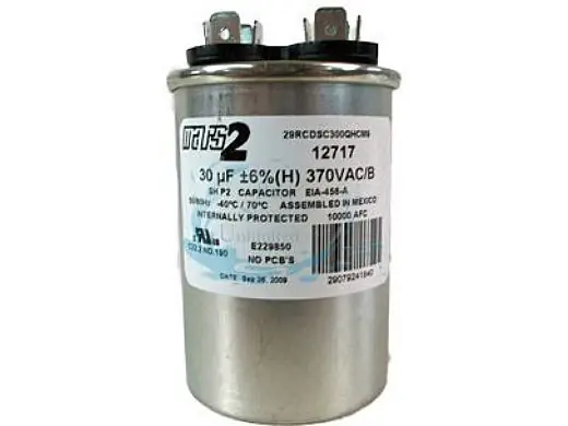 Mega Sale US SEAL 5VR0303 Universal Motor Capacitor 30 MFD 370V Round