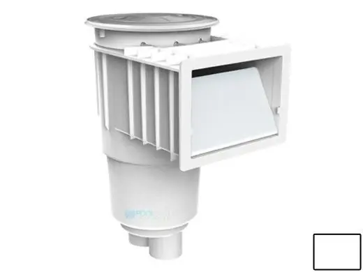 Shop Now AquaStar SKR201 Flow Star Standard Skimmer with Flush Face, Float Assembly, Basket, Lid and Adjustable Collar