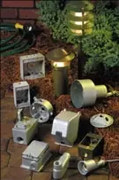 ABB 2IHD5-2 Red Dot 2-Gang Weatherproof Metallic Device Box (5) 3/4 Hubs Hot Deal