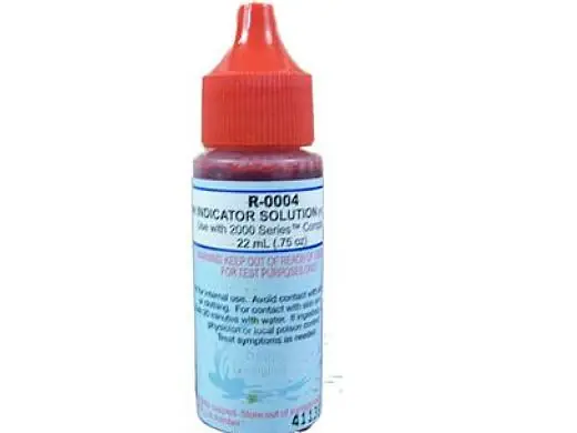 TAYLOR R-0004-A PHENOL RED #4 3/4 OZ Brand New
