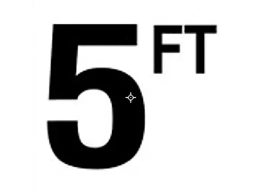 Clearance Inlays C620050 Depth Marker 4 Frost Proof Tile 5 FT Non-Skid
