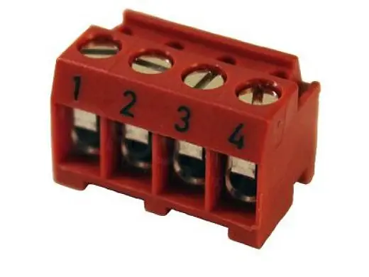 New Arrival Zodiac 6609 Terminal Bar Conn 4-Pin Red