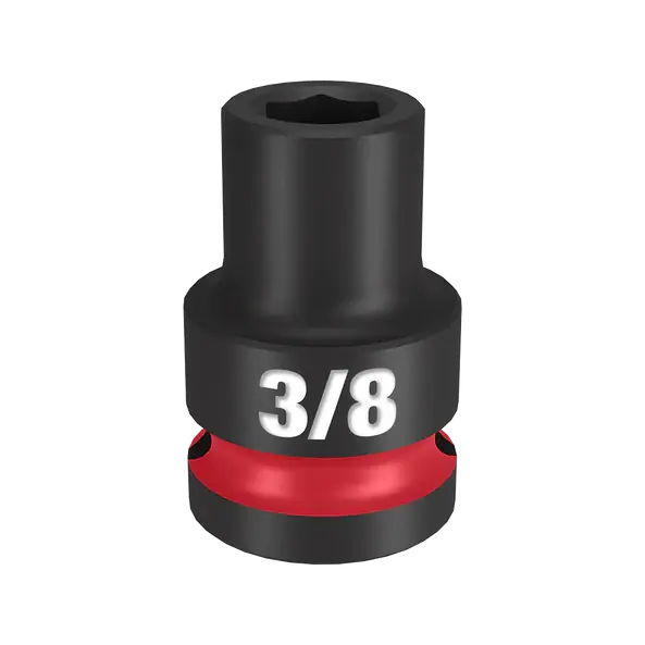 Affordable Milwaukee 49666200 Shockwave Impact Duty 1/2 Drive 3/8 Standard 6 Point Socket
