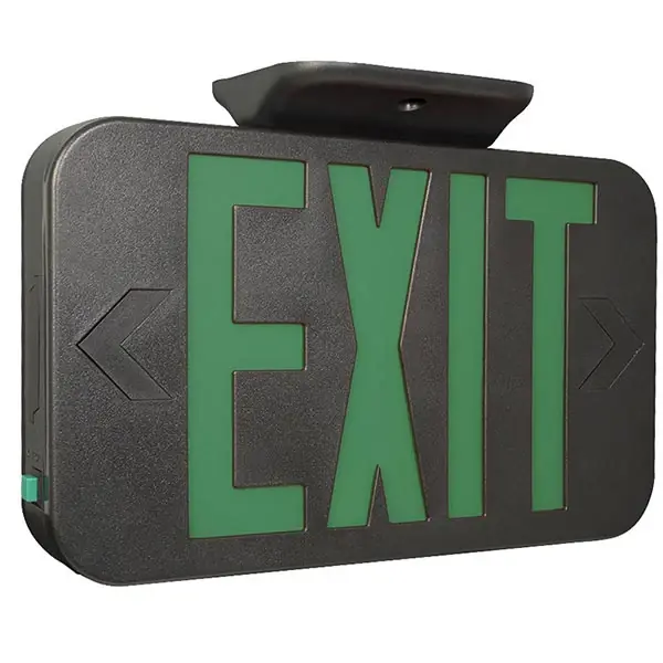 Hubbell Lighting CEGB Compass CEGB Universal Face Exit Light 120/277 VAC High Quality
