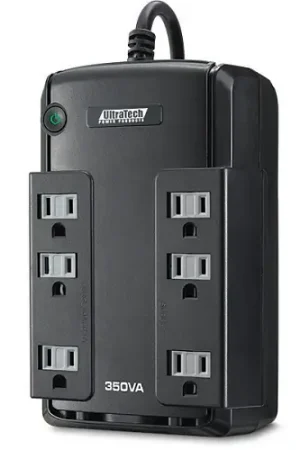 UltraTech 0E-350V6 Battery Backup Compact UPS 350VA/255W 6 Outlets Exclusive Offer