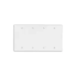Leviton 88064 Leviton Faceplate, Blank, 4 Gangs, Replacement MPN Clearance