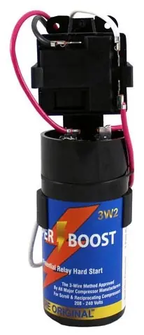 Discount Supco 3W2 208 to 277 VAC, 3.5 to 4.5 HP, 3-Wire, Mechanical Potential Relay/Start Capacitor Combination