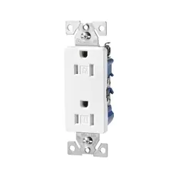 Eaton TR1107W Tamper Resistant Decorator Receptacle 15A 125V NEMA 5-15R Price Drop