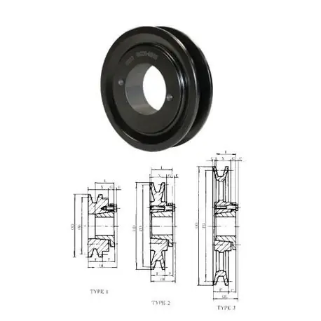 IDC Select BK065H H Bushing Sheave Power Transmission 5.5 Inches Express Delivery