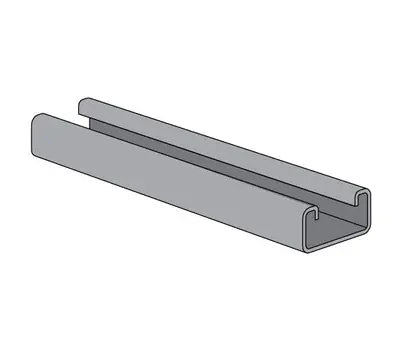 New Release POWER-STRUT PS500-10 1-5/8 x 13/16 in. 10 ft 14 Gauge Steel Channel