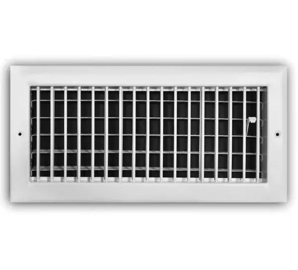 Secure Checkout TRUaire 210VM12X04 Single Deflection Wall/Ceiling Register, 12 x 4 in, 95 to 480 cfm