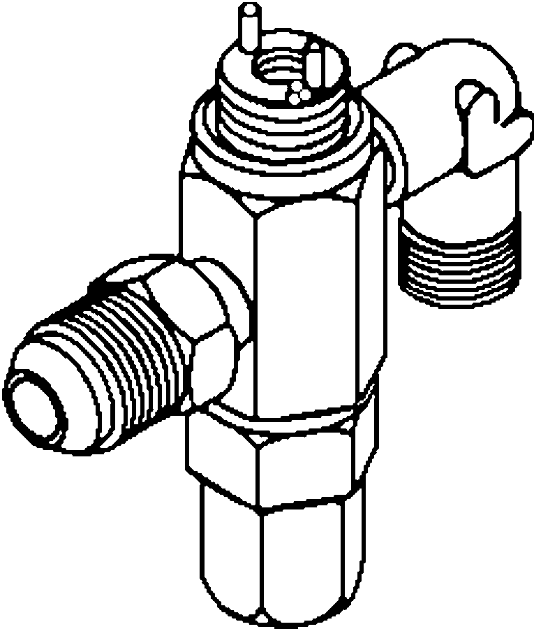 Get Yours Sporlan 168012 Q Body, TEV 1/4 x 3/8 SAE Internal Equalizer Conventional Port Elbow Inlet