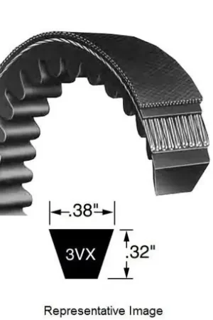 Affordable Bando 3VX475 Power Ace Cog V-Belt, 47-1/2 in, Rubber