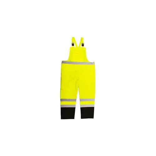 Discount Radians RW30-ES1Y General Purpose Rain Bib Pants, Hi-Viz Lime, L