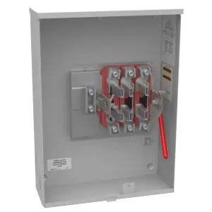 Brand New Milbank U4910-O-BL Meter Socket Ringless 200A 600V 7-Jaw UG Lever Bypass