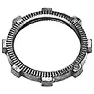 Bridgeport Fittings 103-DC 1 Inch Zinc Die Cast Rigid/IMC Fitting Locknut Premium