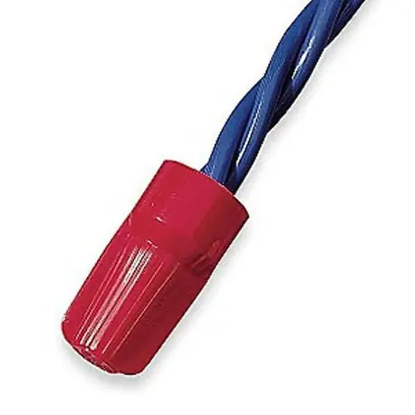 Buchanan B2-B Flame-Retardant Wire Connector, Classic Fin/Twist On Shell, Live Action/Square Wire Spring, 22 to 8 AWG Solid/Stranded Wire, Polypropylene Limited Offer